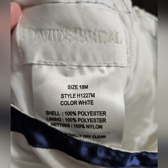 David's Bridal flower girl dress size 18 months - Picture 6 of 6